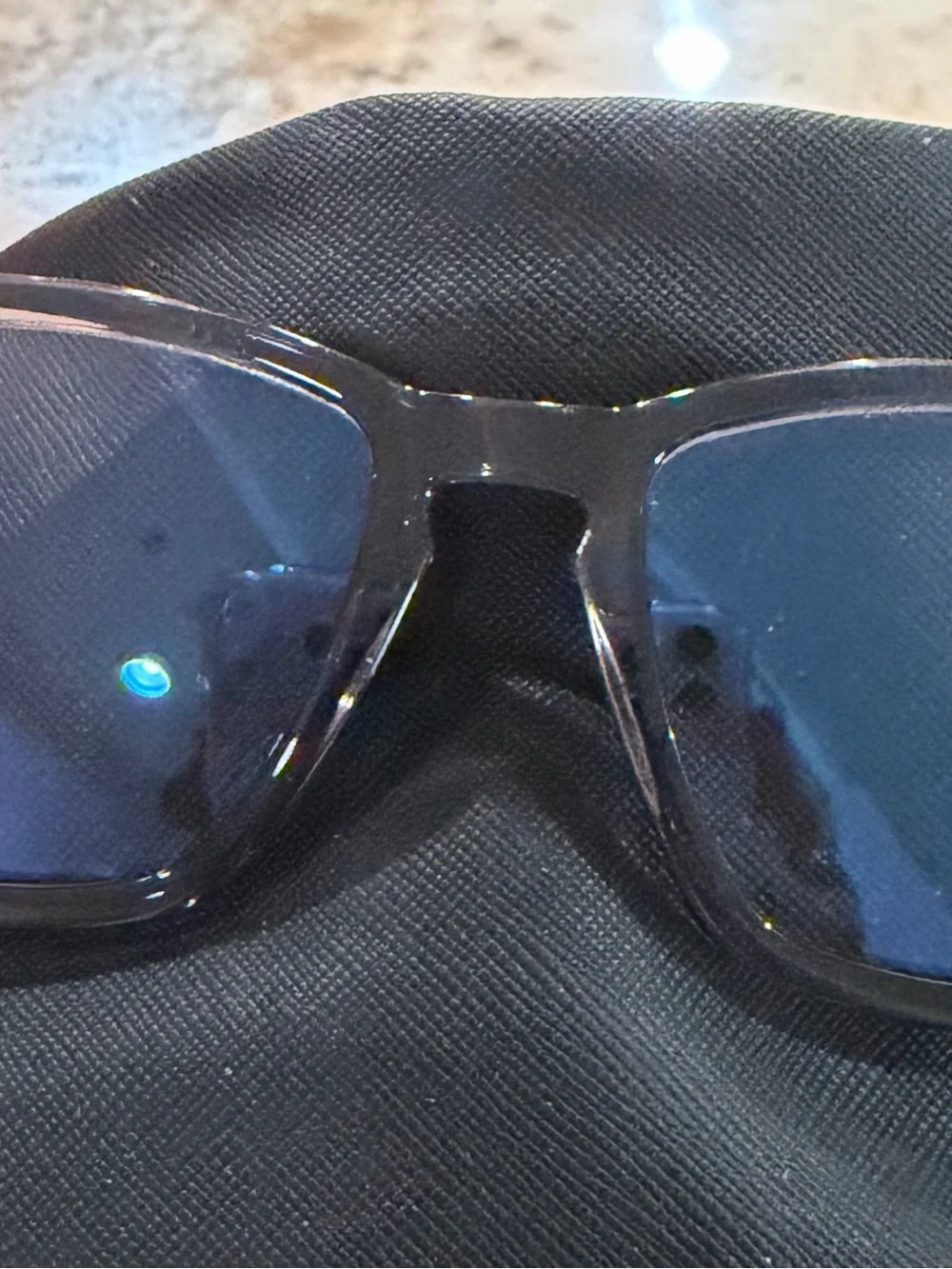 Quay Australia Clear Gray Blue-Light Blocking Men's Square Glasses